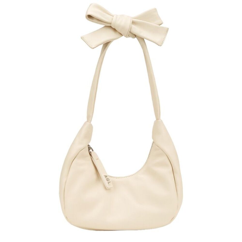 Agl Ribbon Leather Shoulder Bag